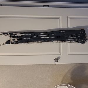 Tie dye criss cross maxi dress